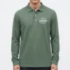 Custom Long Sleeve Corporate Business  Work Polo Shirt | Office & Corporate Attire Uniform