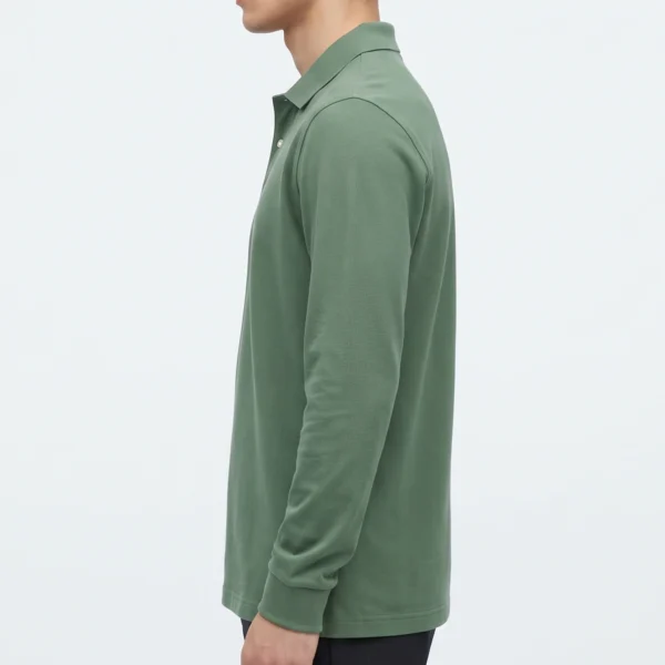 Custom Long Sleeve Corporate Business  Work Polo Shirt | Office & Corporate Attire Uniform