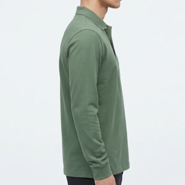 Custom Long Sleeve Corporate Business  Work Polo Shirt | Office & Corporate Attire Uniform