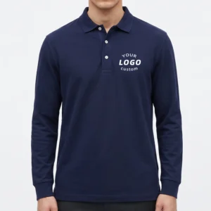 Custom Long Sleeve Corporate Team  Work Polo Shirt | Business & Office Uniform