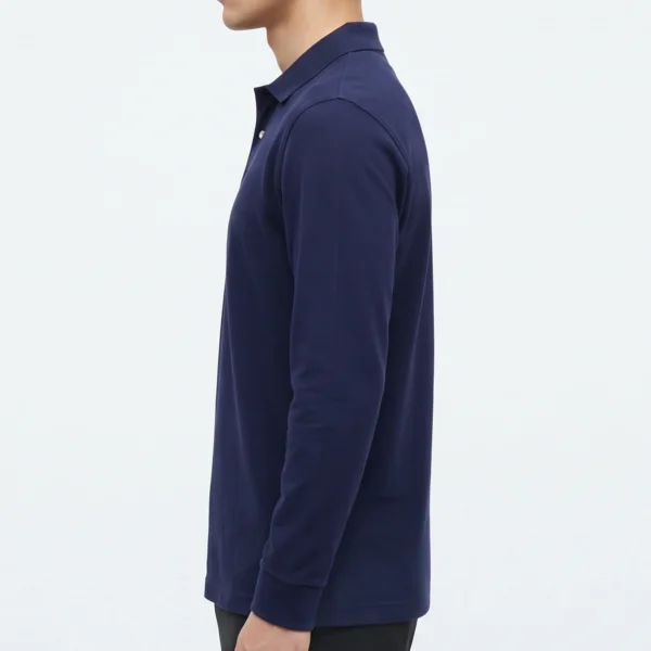Custom Long Sleeve Corporate Team  Work Polo Shirt | Business & Office Uniform