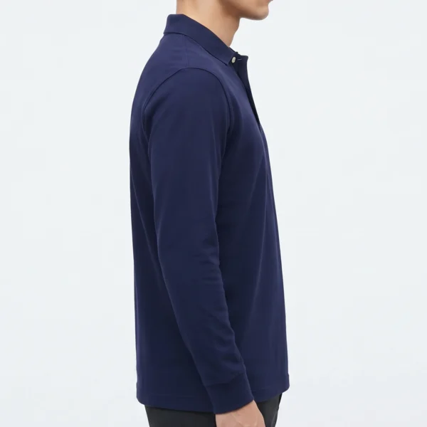 Custom Long Sleeve Corporate Team  Work Polo Shirt | Business & Office Uniform