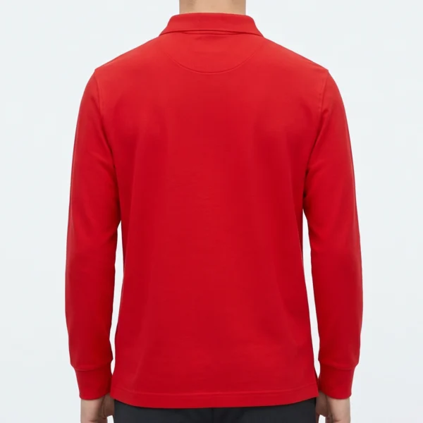 Custom Long Sleeve Retail Staff Work Polo Shirt | Grocery & Supermarket Uniform