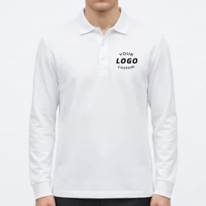 Custom Long Sleeve Medical Office Work Polo Shirt | Healthcare & Clinic Uniform