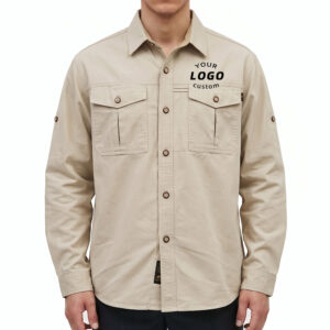 Custom Long Sleeve Facility & Housekeeping Work Shirt | Commercial Cleaning Uniform