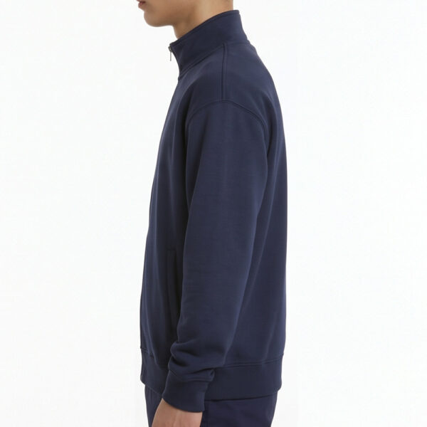 Custom Team Uniform Embroidered Midweight Full-Zip Mock Neck Sweatshirt with Custom Logo | 8.85 oz.