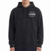 custom-Hoodie-6W017T1-Black-LOGO Custom Team Uniform Embroidered Midweight Pullover Hoodie with Custom Logo | 8.85 oz.