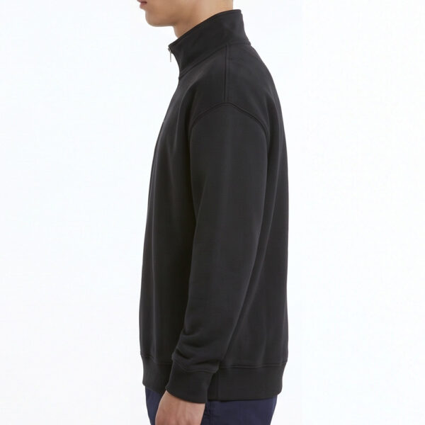 Custom Team Uniform Embroidered Midweight Mock Neck Quarter-Zip Sweatshirt with Custom Logo | 8.85 oz.
