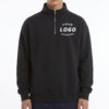 Custom Team Uniform Embroidered Midweight Mock Neck Quarter-Zip Sweatshirt with Custom Logo | 8.85 oz.