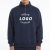 Custom Team Uniform Printed Midweight Mock Neck Quarter-Zip Sweatshirt with Custom Logo | 8.85 oz.