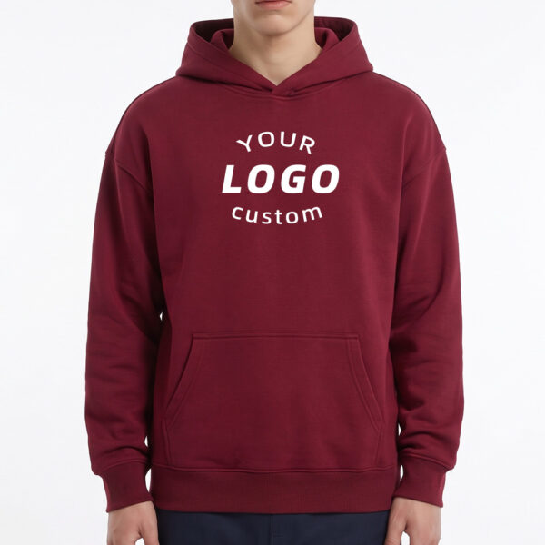 Custom Team Uniform Printed Midweight 100% Cotton Pullover Hoodie with Custom Logo | 8.85 oz.