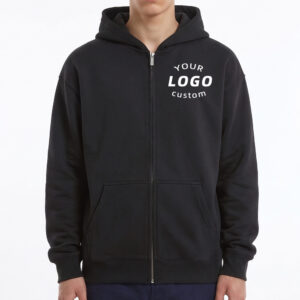 Custom Team Uniform Embroidered Midweight Full-Zip Hoodie with Custom Logo | 8.85 oz.