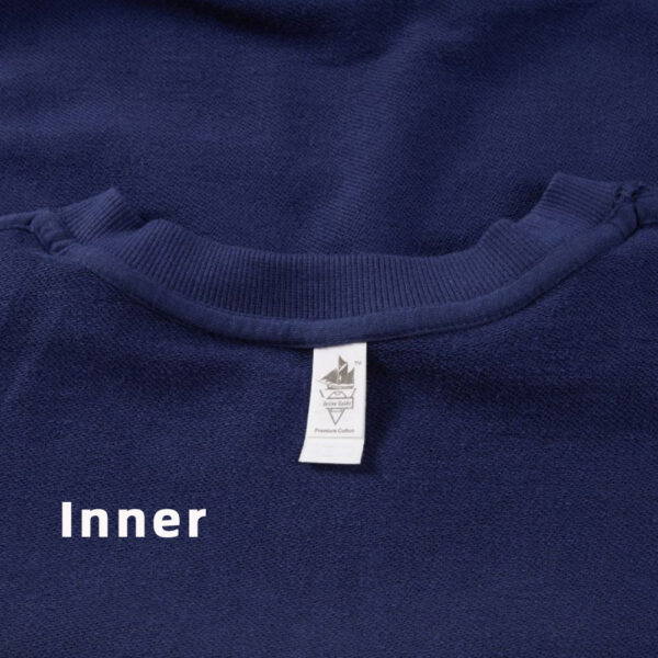 details Custom Team Uniform Printed Midweight 100% Cotton Crewneck Sweatshirt with Custom Logo | 8.85 oz.